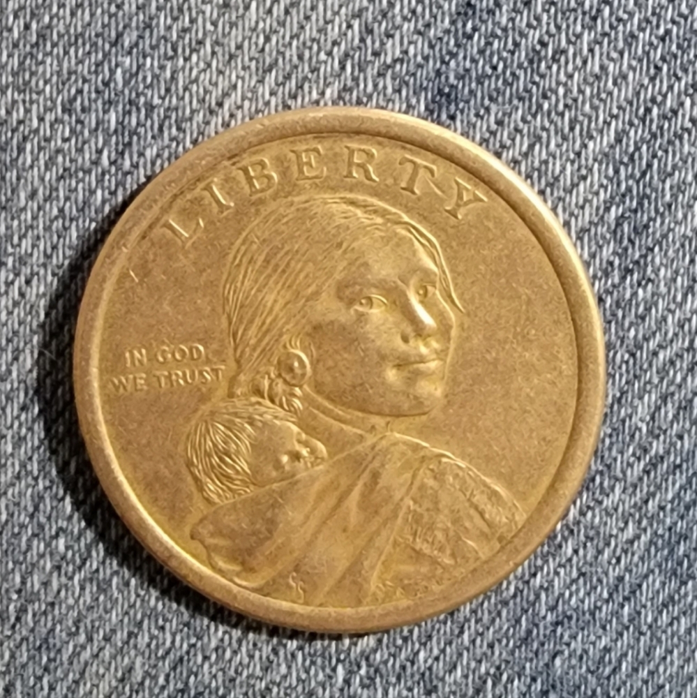 RARE, SACAGAWEA NATIVE AMERICAN DOLLAR 
